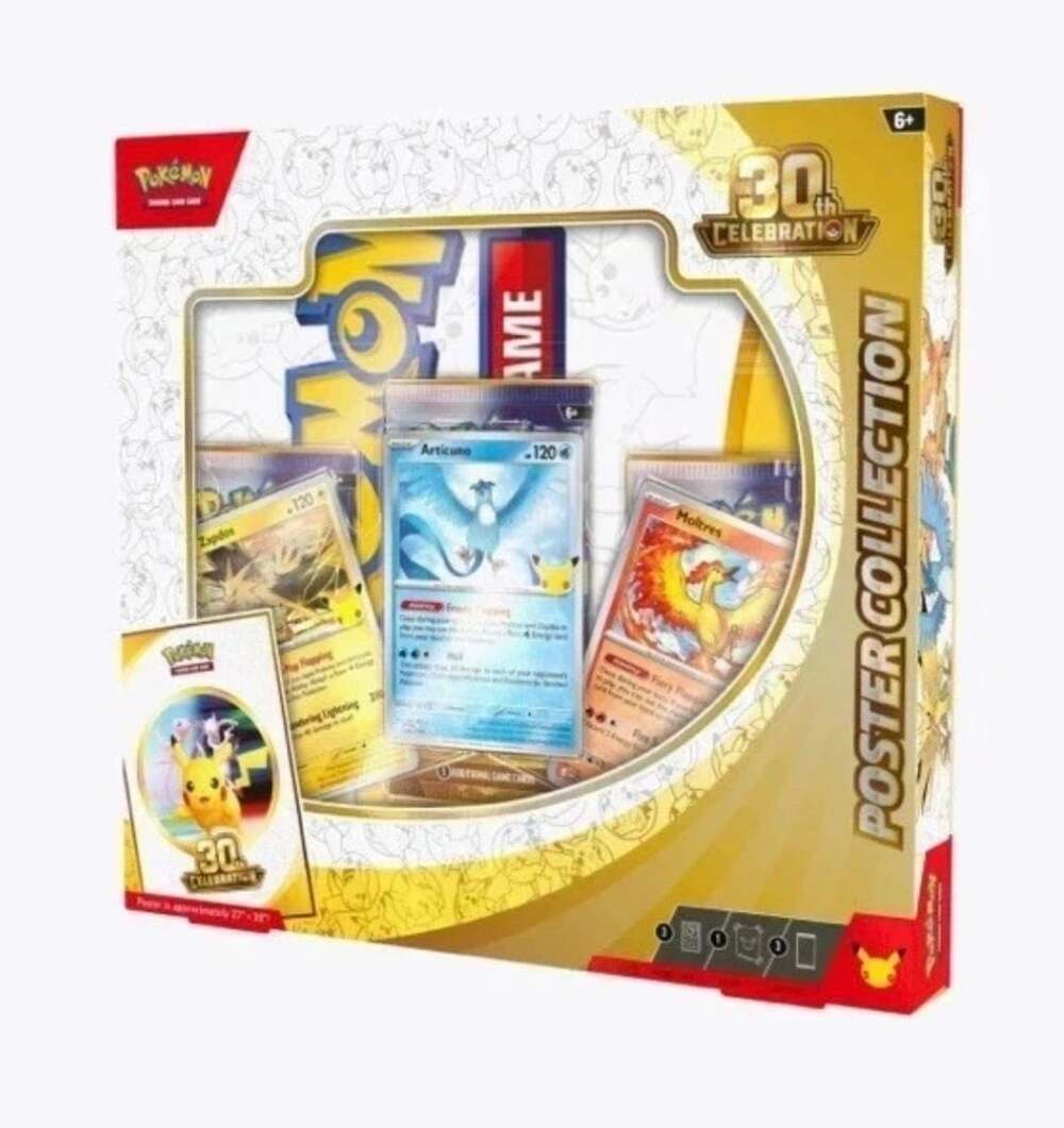 Pokemon 30th Celebration Poster Collection Boxed Set